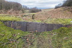 Rifle range markers hut, Cwm Lickey, February 2015