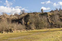 Cwmynyscoy lower quarry, February 2015