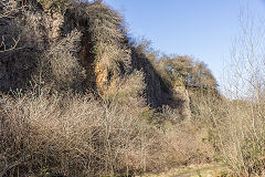 Cwmynyscoy lower quarry, February 2015