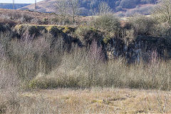 Cwmynyscoy lower quarry, February 2015