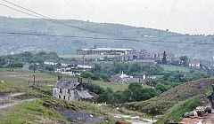 
Long Row and a cottage in the 1970s, © Photo courtesy of Risca Industrial History Museum