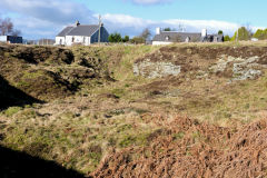 Cefn Crib Colliery incline top, January 2011