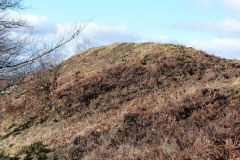 Cefn Crib Colliery incline top, January 2011