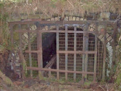 Quarry Level upcast level's tatty old gate, 2010