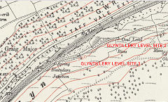 Glyntillery Levels '2' and '3', 1938, © Crown Copyright reserved