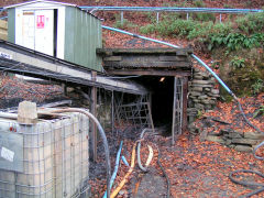 
Black Barn Colliery at work, Pant-y-Gasseg, November 2008