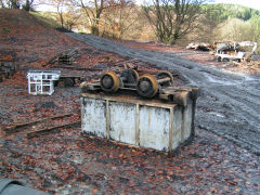 
Black Barn Colliery at work, Pant-y-Gasseg, November 2008