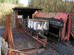 
Black Barn Colliery at work, Pant-y-Gasseg, November 2008