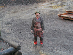 
Black Barn Colliery at work, Pant-y-Gasseg, November 2008