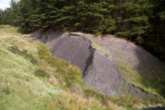 
Blaen-y-cwm Colliery tips, Pant-y-Gasseg, September 2013