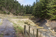 
Blaen-y-Cwm Railroad, the colliery from Blaen-y-Cwm Farm, March 2015