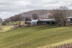 Blaen-y-Cwm Railroad across to Tir Pentwys Farm,<br>March 2015