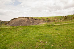 
Gellideg Colliery to the North of the farm, September 2013