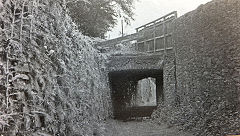 
Tramway bridge under Pant-y-Gasseg Road, c1950, © Photo courtesy of 'Industrial Railway Society'