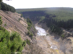 
Hafodyrynys Western Canyon, Rithan Colliery, general view from the North, March 2010