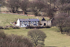 Ty Gwyn barn and Blaen-y-Cwm Railroad, Pant-y-Gasseg, March 2015