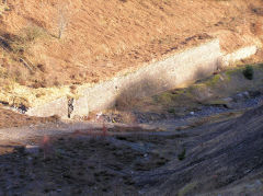 
Blaenserchan Colliery retaining wall, February 2010