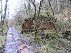 Graig Ddu Brickworks Eastern building, Cwm-nant-ddu, March 2010