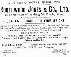 Graig Ddu Brickworks advert, © Photo courtesy of Gareth Roden