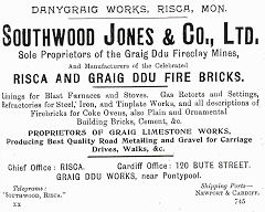 
Graig Ddu Brickworks advert, © Photo courtesy of Gareth Roden