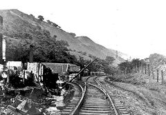 
Graig Ddu Brickworks before the Llanerch tip collapse of 1947, © Photo courtesy of Clive Davies