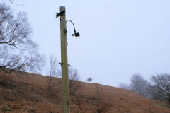 
Llanerch Colliery yard lamp, Cwm-nant-ddu, January 2010