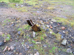 
Llanerch Colliery headgear, Cwm-nant-ddu, May 2010