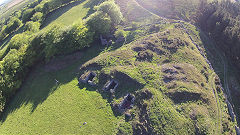 
Aerial view of Penrhiwfid Quarry tips © Photo courtesy of Gwyn Jenkins, September 2015