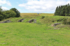 Pen-rhiw-fid Quarry tips and bins, Cwm-nant-ddu, July 2020