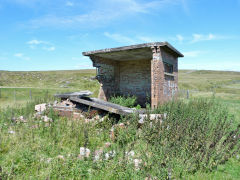 
Opencast site building, Travellers Rest, Cwmnantddu, July 2011