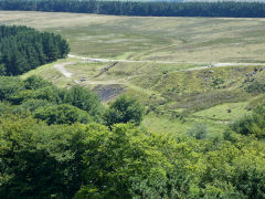 
Opencast site loading chute, Travellers Rest, Cwmnantddu, July 2011