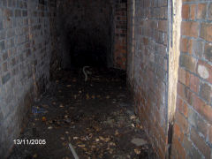 Inside the fan drift, Glyn Pits, November 2005