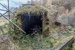 Ventilation house, Glyn Pits, March 2015