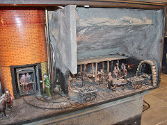 A working model of Glyn Pits, August 2021, © Photo courtesy of Clive Davies