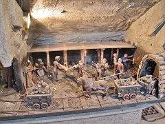 A working model of Glyn Pits, August 2021, © Photo courtesy of Clive Davies