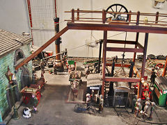 
A working model of Glyn Pits, August 2021, © Photo courtesy of Clive Davies