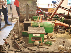 A working model of Glyn Pits, August 2021, © Photo courtesy of Clive Davies