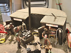 A working model of Glyn Pits, August 2021, © Photo courtesy of Clive Davies