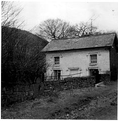 Balance House, Glyn Valley, The Blaendare railway line ran in the foreground, © Photo courtesy of Clive Davies