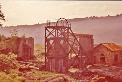 Glyn Pits c1960 with the headgear still in place, © Photo courtesy of Walt Jabsco