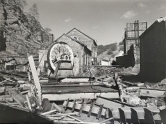 
Blacksmiths and engineers shop at Blaenserchan Colliery, March to May 1988, © Photo courtesy of Anthony Boucher