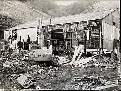 
Blacksmiths and engineers shop at Blaenserchan Colliery, March to May 1988, © Photo courtesy of Anthony Boucher