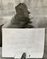 The last coal from Blaenserchan Colliery, March to May 1988, © Photo courtesy of Anthony Boucher