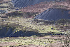 
Cwmbyrgwm Colliery, site of the water balance, February 2014