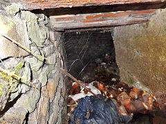 Cwmsychan Red Ash Colliery ventilation ducts, February 2014
