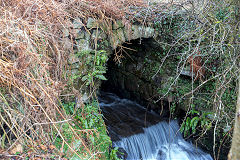 Cwmsychan Place upper culvert, Abersychan, February 2014