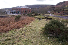 Cwmsychan Colliery tramway, February 2014
