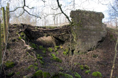 Bridge beside Abersychan House, February 2014