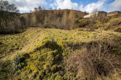 Abersychan House, Cwmsychan Colliery tramway bridge, February 2014
