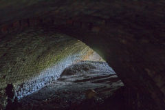 
Cwmsychan Colliery tramway tunnel near Abersychan House, February 2014